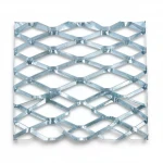 Galvanised Steel Expanded Metal Mesh  Bahri Thickness 4.8 mm Width 2.44  M Length 5 meter | Bait Al Tatawor Company