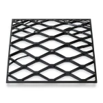 Hot Rolled (Black) Steel Expanded Metal Mesh Bahri 5.8 mm Thickness 1 m Length 2.44 m Width
