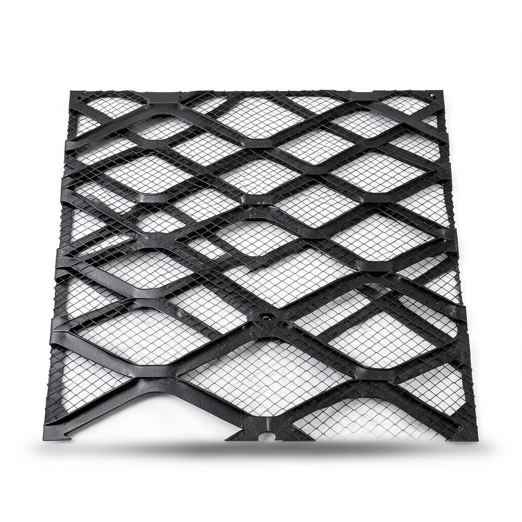 Hot Rolled Steel Expanded Metal Mesh Bahri 4.8 mm Thickness 2.44 m Width 1 m Length