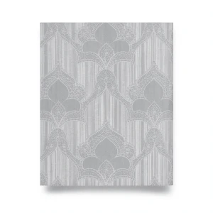 ورق جداري ايطالي مقاس 10 م×0.53 م، لون رمادي، موديل 6235