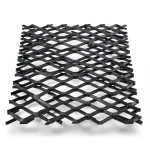 Hot Rolled Black Steel Expanded Metal Mesh Bahri 6 mm Thickness 2.44 m Width 1 m Length