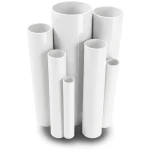مواسير UPVC قطر خارجى 140.0 مم سمك 2.6 مم لون أبيض