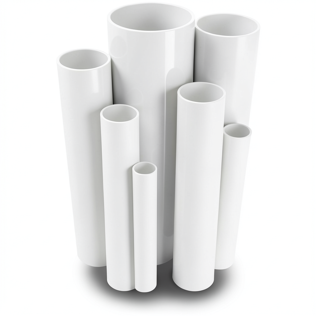 مواسير UPVC قطر خارجى 140.0 مم سمك 2.6 مم لون أبيض
