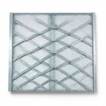 Galvanised Steel Expanded Metal Mesh  Bahri Thickness 6 mm Width 2.44  meter Length 7 M | Bait Al Tatawor Company