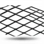 Hot Rolled (Black) Steel Expanded Metal Mesh  Khaleeji Thickness 1.2 mm Width 1.22 meter Length 2 meter | Bait Al Tatawor Company