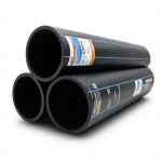 أنابيب HDPE PE 80 ضغط اسمي 10 بار قطر خارجي 500 مم سمك 36.8 مم لون أسود | نيبروبلاست