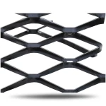 Hot Rolled (Black) Steel Expanded Metal Mesh Bahri Thickness 4.8 mm Width 2.44 meter Length 2 meter