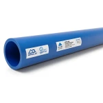 مواسير HDPE PE 80 ضغط اسمي 10 بار قطر خارجي 140 مم سمك 10.3 مم أزرق | نيبروبلاست