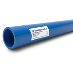 مواسير HDPE PE 80 ضغط 10 بار قطر 160 مم سمك 11.8 مم أزرق | نيبروبلاست