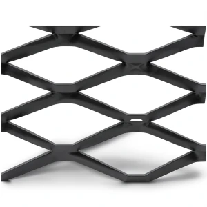 Hot Rolled Black Steel Expanded Metal Mesh Bahri 3.8 mm Thickness 2.44 m Width 3 m Length