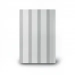 Italian Wallpaper Pale Gray Color Striped Design, Size 10mx0.53m, Model Z21740