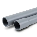 مواسير UPVC لانظمة الصرف الصحي الوطني ضغط 4 بار قطر خارجي 630 مم سمك 12.4 مم لون رمادي