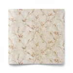 Italian wallpaper floral design, size 10m x 1.06m,  beige, model 41347