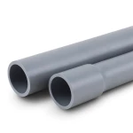 مواسير UPVC للصرف الصحي ضغط 6 بار قطر خارجي 250 مم سمك 7.3 مم لون رمادي