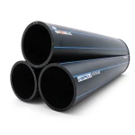 HDPE Pipes PE 80 10 Bar 355 mm Diameter 26.1 mm Thickness Black | NEPROPLAST