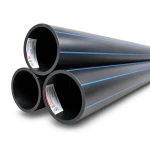 HDPE Pipes PE 80 Pressure 10 Bar Diameter 400 mm Thickness 29.4 mm Black | NEPROPLAST