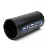 HDPE Pipes PE 80 10 Bar 450 mm OD 33.1 mm Thickness Black | NEPROPLAST