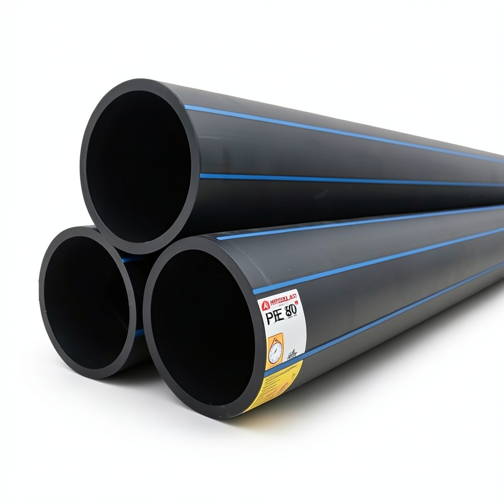 HDPE Pipes PE 80 Nominal Pressure 10 Bar Outside Diameter 560 mm Thickness 41.2 mm Black | NEPROPLAST