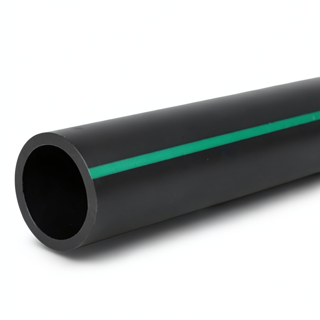 HDPE Polyethylene Pipe 4 Bar Pressure PE 80 Outer Diameter 250 mm SDR 33 Black