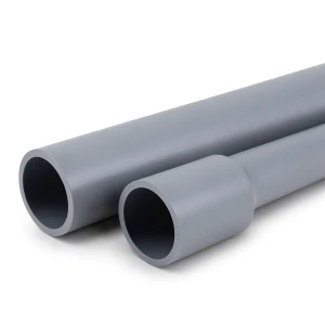 UPVC Pipes Sewage System Nominal Pressure 6 Bar Outside Diameter 225 mm Thickness 6.6 mm Gray