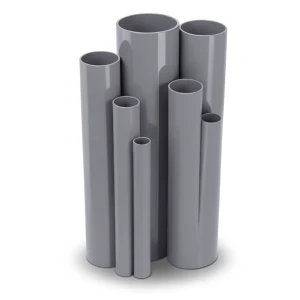 UPVC Pipes Nominal Pressure 6/20 Outside Diameter 50 mm Thickness 1.8 mm Gray