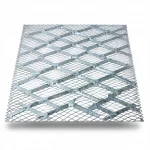 Galvanised Steel Expanded Metal Mesh  Bahri Thickness 3 mm Width 2.44  meter Length 7 meter | Bait Al Tatawor Company