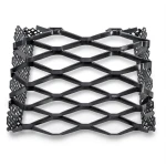 Hot Rolled Black Steel Expanded Metal Mesh Bahri 4.8 mm Thickness 2.44 m Width 4 m Length