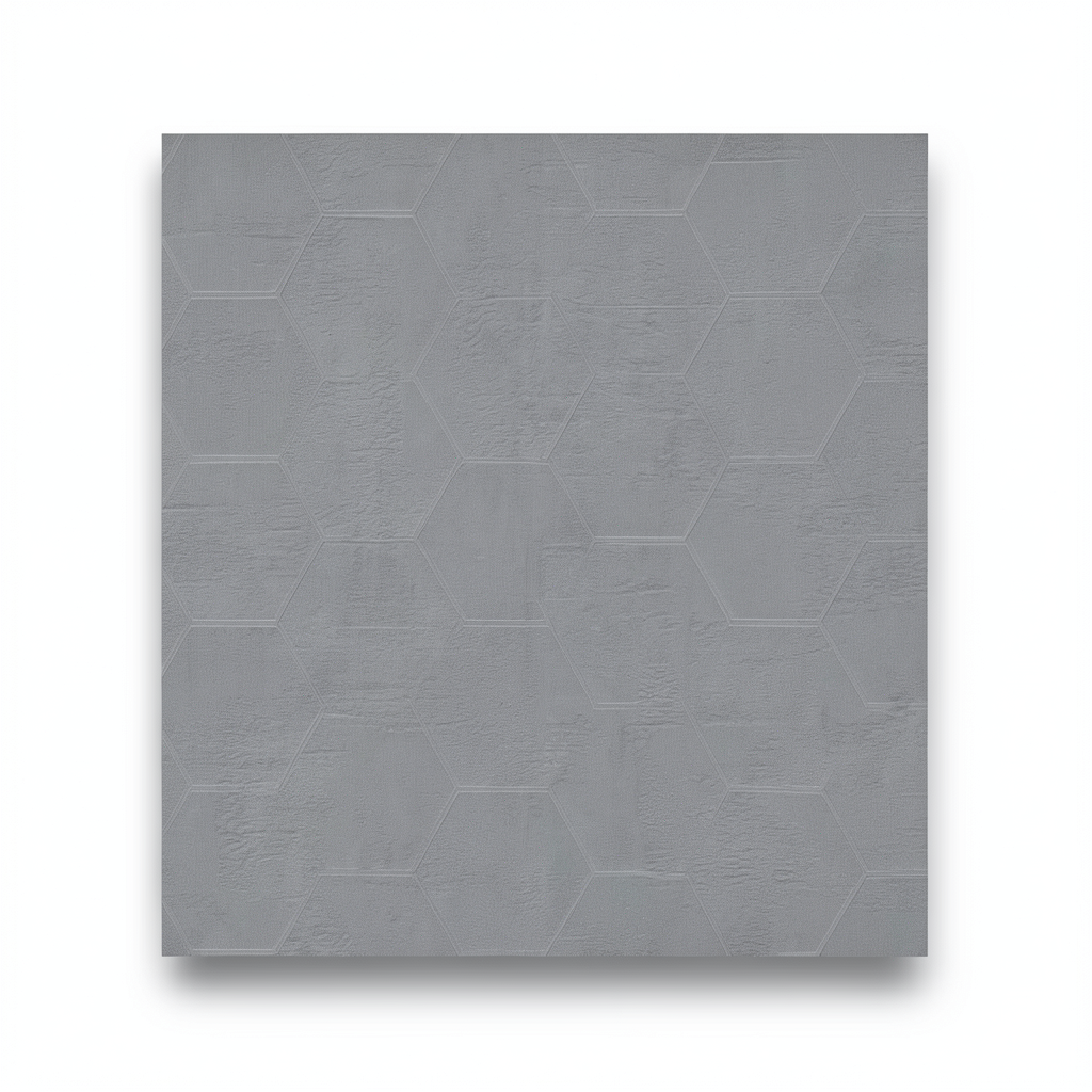 Italian Geometric Wall Covering 10m x 0.73m, Grey Color
