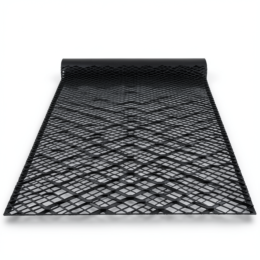 Hot Rolled Black Steel Expanded Metal Mesh Bahri 5.8 mm Thickness 2.44 m Width 4 m Length