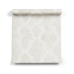 Italian Wallpaper Classic Design 10m x 1.06m, Pale Beige