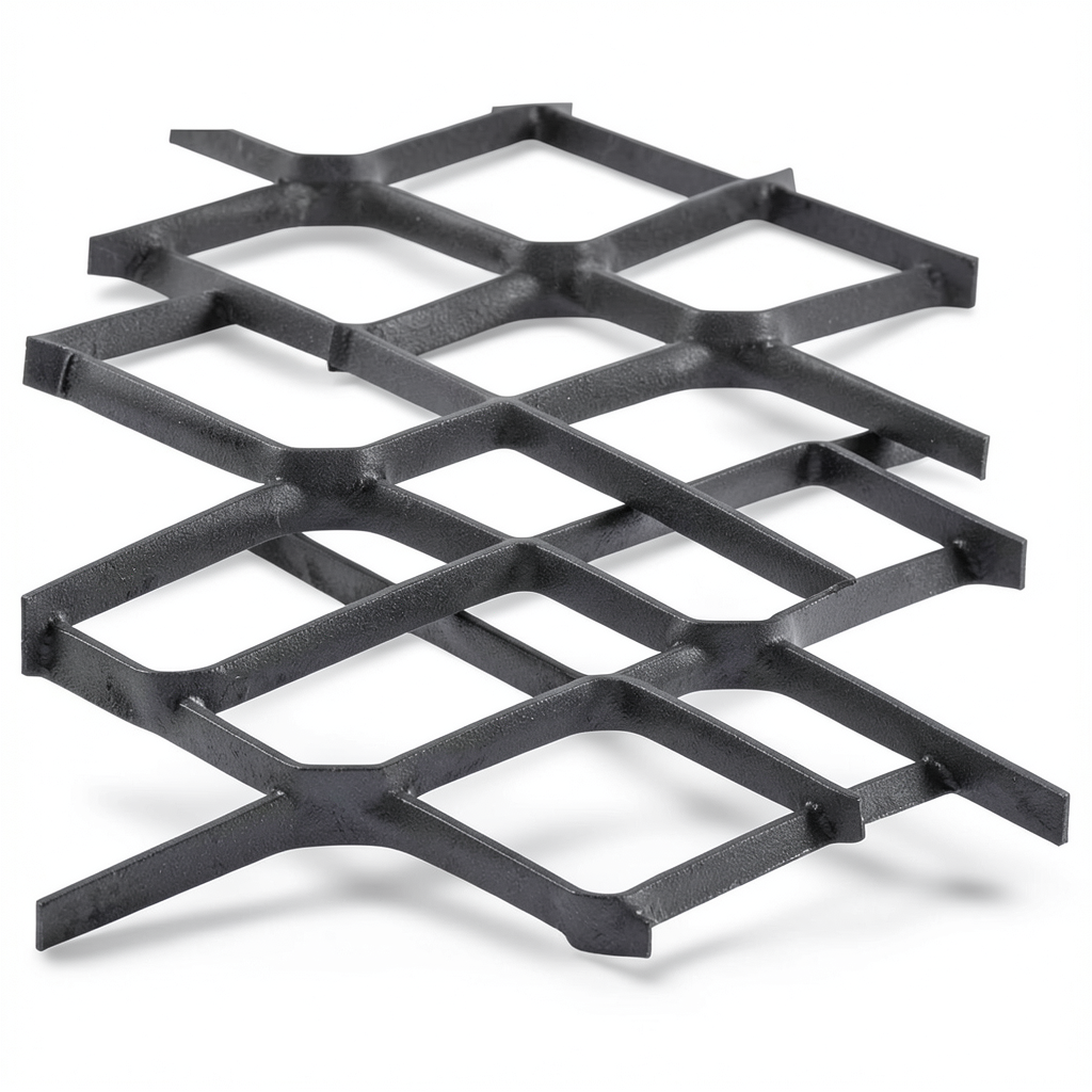 Hot Rolled Black Steel Expanded Metal Mesh Bahri 6 mm Thickness 2.44 m Width 4 m Length