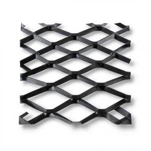 Hot Rolled Black Steel Expanded Metal Mesh Bahri Thickness 3.8 mm Width 2.44 m Length 5 m Bait Al Tatawor