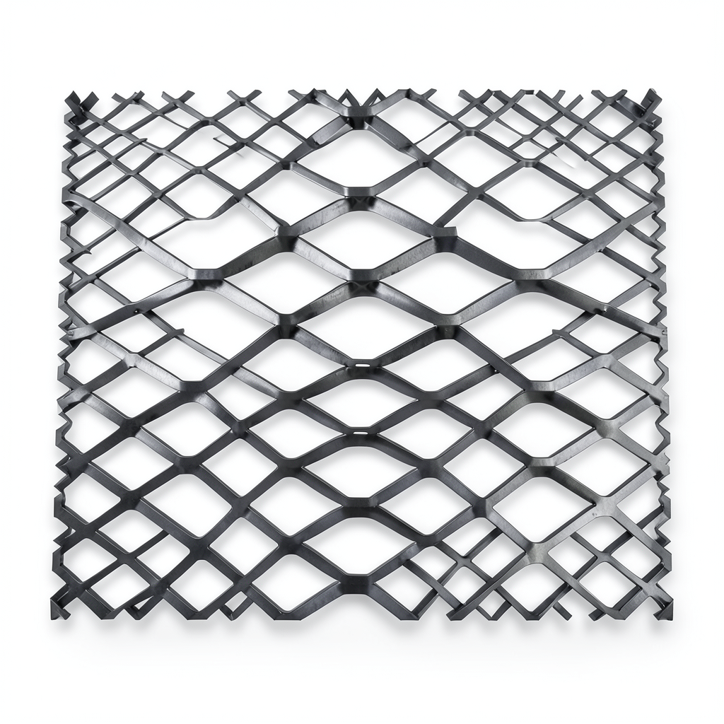 Hot Rolled Expanded Metal 4.8 mm Thickness, 2.44 M Width, 5 M Length, Bahri Design