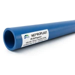 HDPE Pipes PE 80 Pressure 10 Bar Diameter 450 mm Thickness 33.1 mm Blue | NEPROPLAST