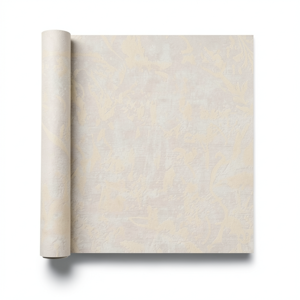 Italian Wallpaper Patterned Design Beige Color, Size 10mx0.73m, Model 81119