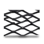 Hot Rolled Black Steel Expanded Metal Mesh Bahri Thickness 3.8 mm Width 2.44 m Length 6 m