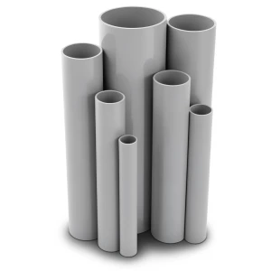 مواسير UPVC ضغط اسمي 6/20 قطر خارجي 50 مم سمك 1.8 مم لون رمادي