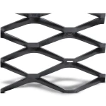 Hot Rolled Black Steel Expanded Metal Mesh Bahri 4.8 mm Thickness 2.44 m Width 4 m Length