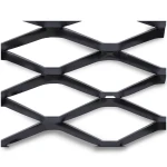 Hot Rolled Black Steel Expanded Metal Mesh Bahri 6 mm Thickness 2.44 m Width 4 m Length