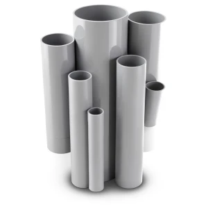 UPVC Pipes Nominal Pressure 6/20 Outside Diameter 225 mm Thickness 6.6 mm Gray