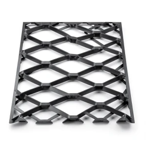 Hot Rolled Black Steel Expanded Metal Mesh Bahri 3.8 mm Thickness 2.44 m Width 7 m Length