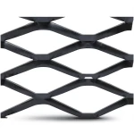 Hot Rolled Black Steel Expanded Metal Mesh Bahri Thickness 5.8 mm Width 2.44 m Length 7 m