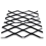 Hot Rolled Black Steel Expanded Metal Mesh Bahri Thickness 3.8 mm Width 2.44 m Length 5 m Bait Al Tatawor