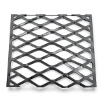Hot Rolled Black Steel Expanded Metal Mesh Bahri 6 mm Thickness 2.44 m Width 7 m Length