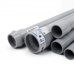 UPVC Pipes Company ALWatania Nominal Pressure 8 Bar  Thickness 5.5 mm   Outer Diameter 180 mm  Gray Colour