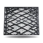 Hot Rolled Black Steel Expanded Metal Mesh Bahri 6 mm Thickness 2.44 m Width 5 m Length