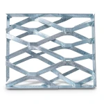 Galvanised Steel Expanded Metal Mesh Bahri Thickness 1.2 mm Length 1 m Width 1.22 m