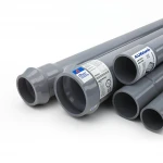 انابيب UPVC  مصنع الوطنيه ضغط 8 بار  قطر خارجي 225 مم سمك 6.9 مم لون رمادي