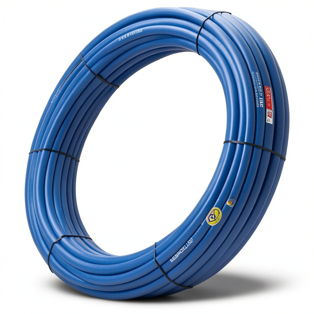 أنابيب HDPE PE 80 ضغط 6 بار قطر خارجي 110 مم سمك 5.0 مم لون أزرق | نيبروبلاست