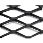 Hot Rolled Black Steel Expanded Metal Mesh Bahri 4.8 mm Thickness 2.44 m Width 6 m Length